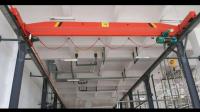 Contrôle de la poignée 10 tonnes grue à poutre simple avec treuil électrique