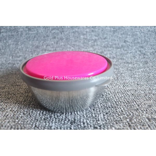 6pcs Preservation Stainless Steel Mixing Bowls for Fresh Keeping