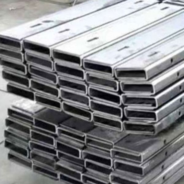 Surface Mounted U Slot Aluminium Profile For Glass Railing 12mm Track Floor Groove