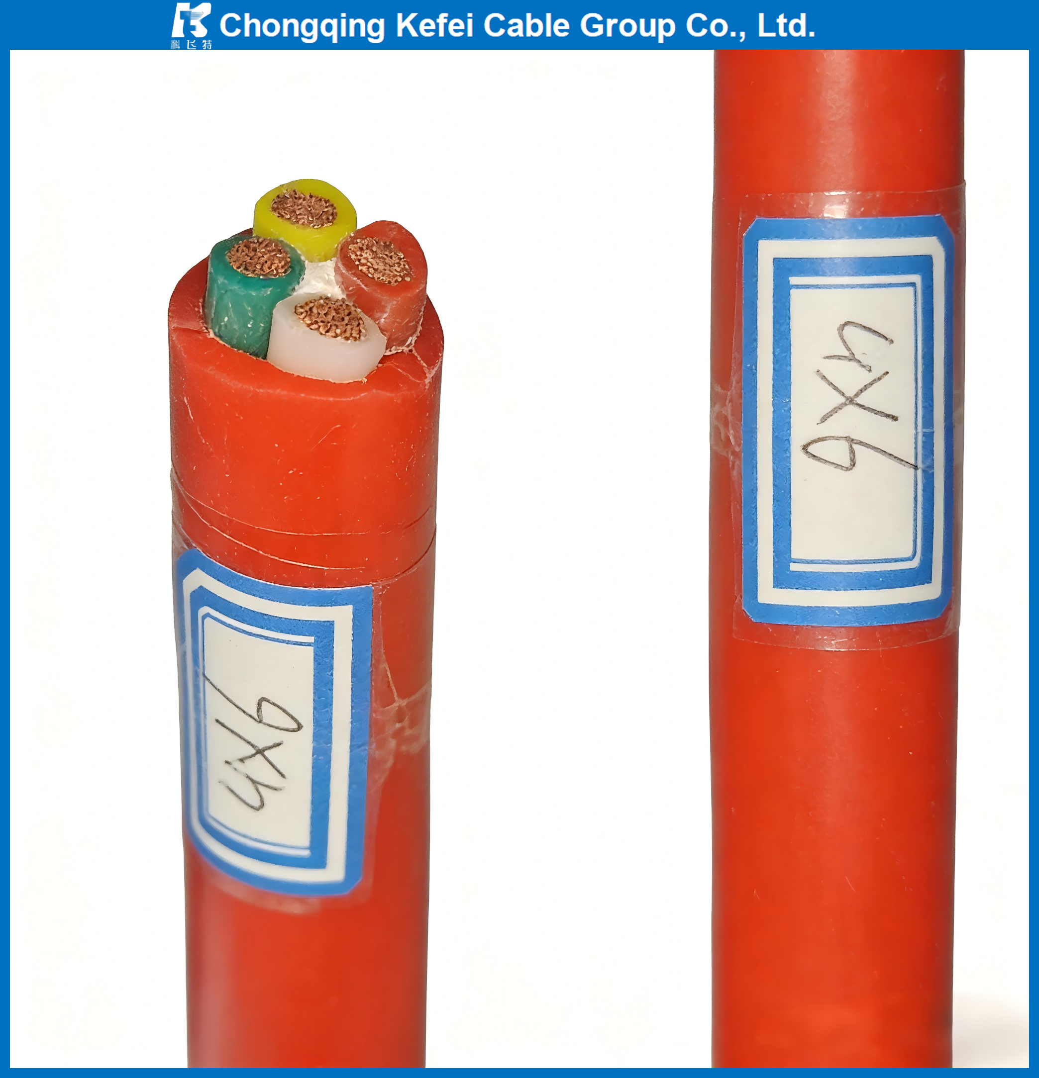 High-Temperature Resistant Silicone Rubber Cable with Copper Conductor and Customized Size for Industrial Applications