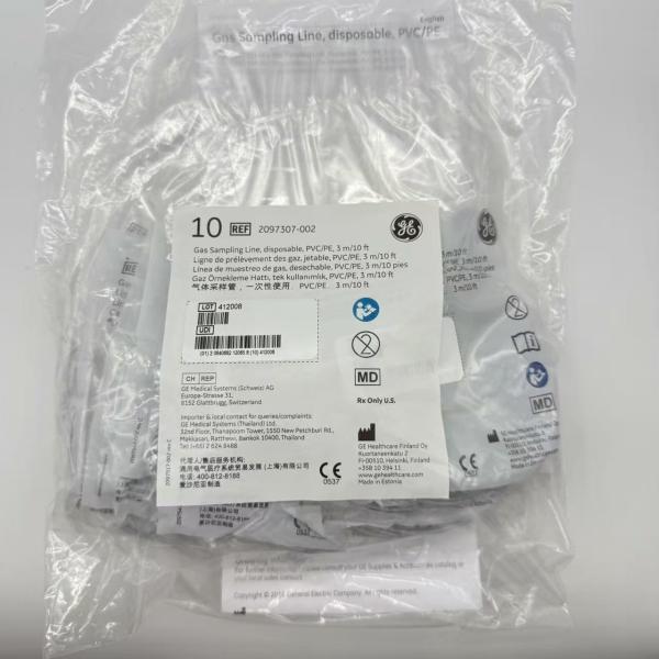 Línea de muestreo de gas GE 2097307-002 3m de plástico transparente