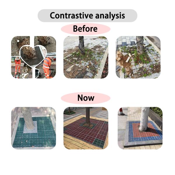 Custom Cut Street Tree Grate & Tree Pit Guard | Durable & Practical Tree Protection Grating for Urban Sidewalks