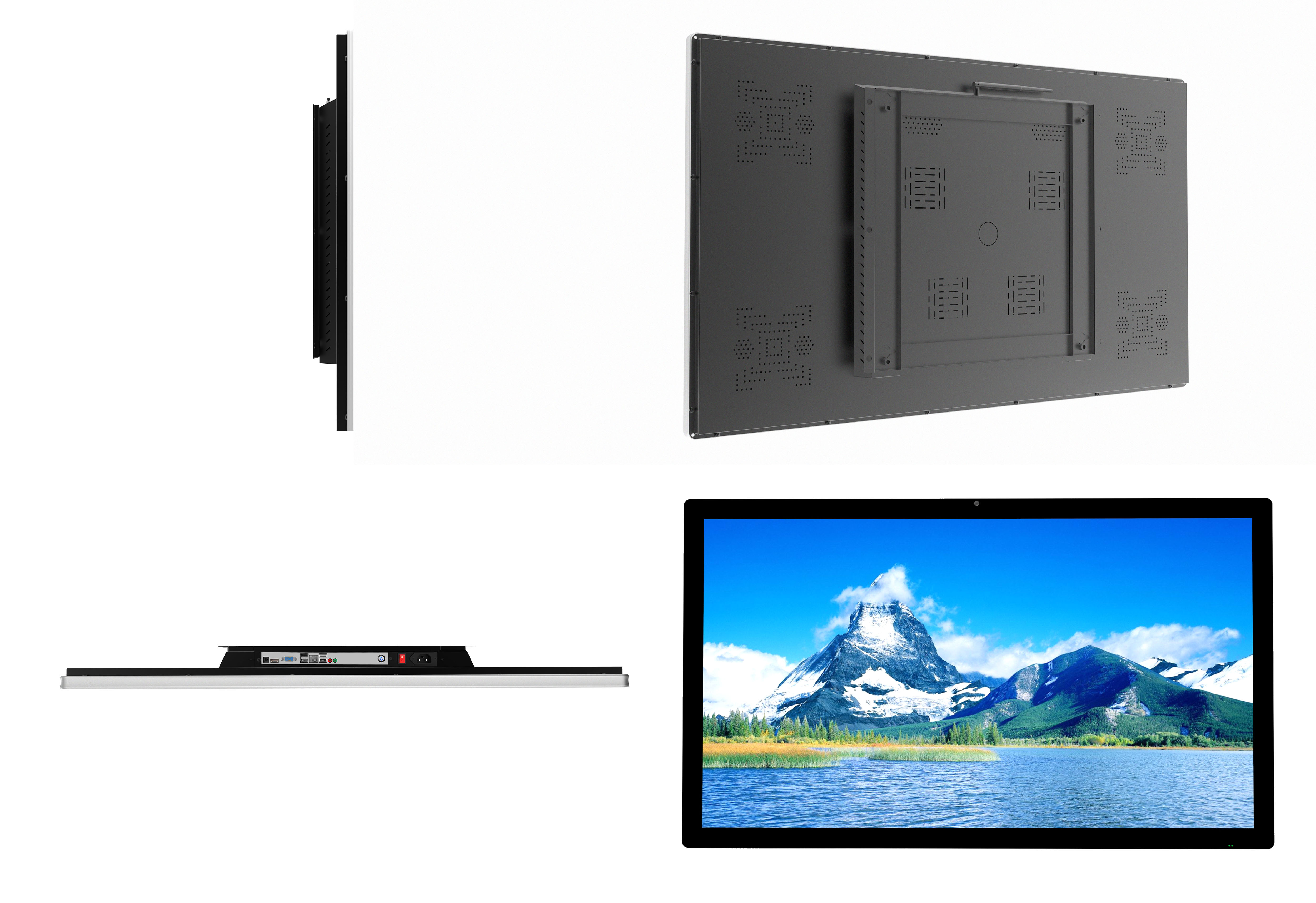 43 дюйма Настенные монтажи Сенсорный экран Киоск Коммерческий дисплей Рекламный киоск