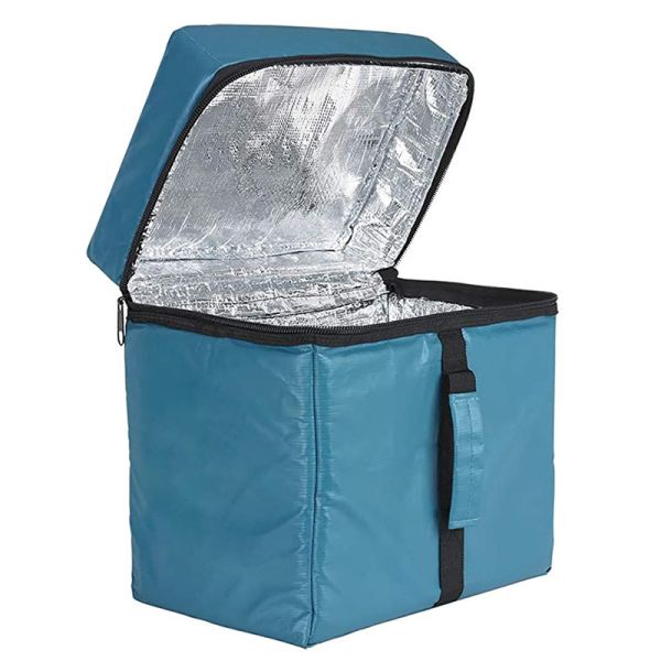 Grocery Shopping Insulated Thermal Cooler Bag For Ice Cream Pizza 11.8 Inch