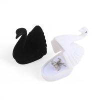 embalaje personalizado de anillos de cigüeños de terciopelo de calidad superior para joyas para regalos navideños