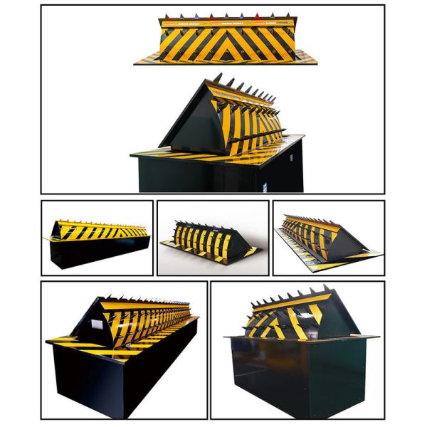 Airports Military Zones Traffic Roadblocks , 220V Hydraulic Roadblock Machine
