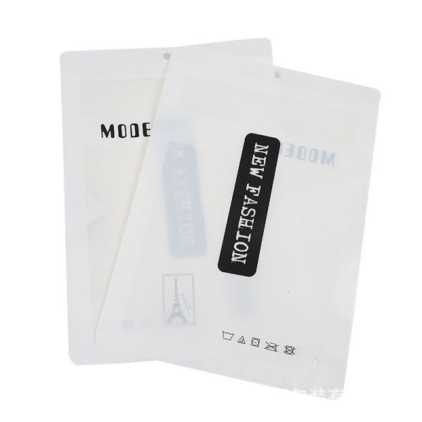 Underwear plastic packaging bag men women general self sealing mylar bag clothing socks zipper package