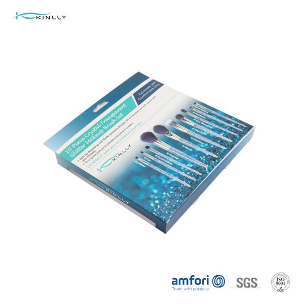 ensemble de cadeau de brosse du maquillage 10pcs