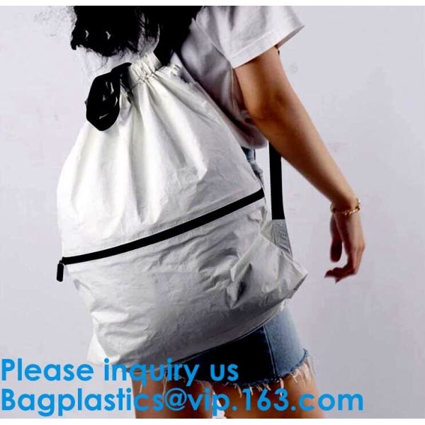 Tyvek Reversible Reusable Shopping Tote Beach Pool Travel Bag Ultra Soft FOLDABLE Material,Reusable Grocery Bag, Easily
