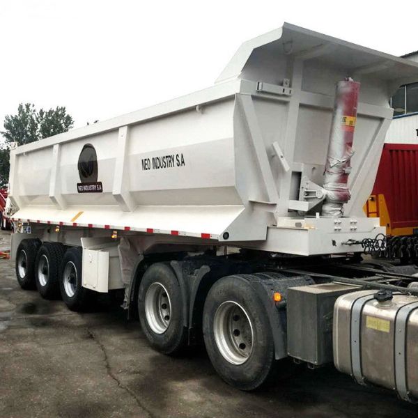 Тяжелый стальной полугрузовой прицеп 60 тонн 80 тонн