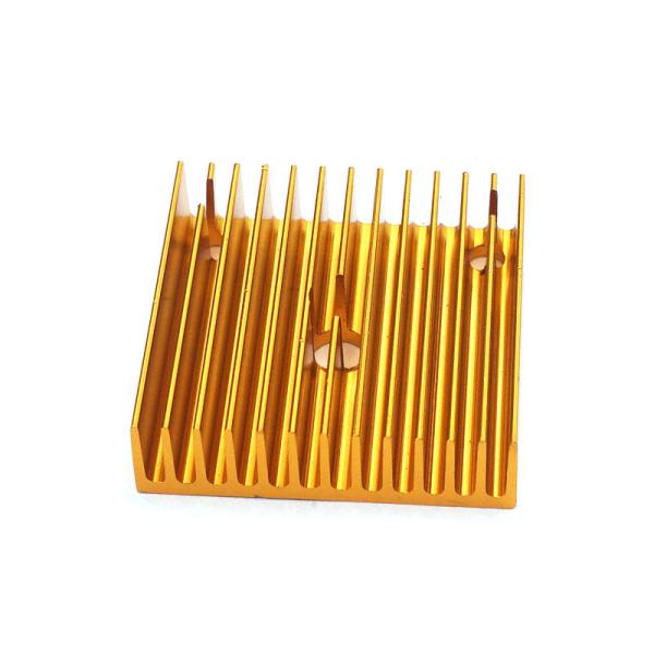 40*40*11mm MK7 MK8 3D Printer Heatsink Gold Copper Radiator