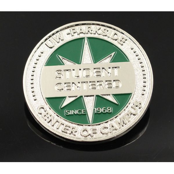 Custom metal game coin double-side stoving varnish electroplating props game coin lucky coin