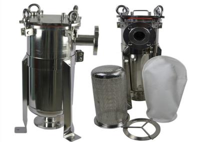 High Pressure Filter Housing , Industrial Bag Filter Housing For Food / Beverage