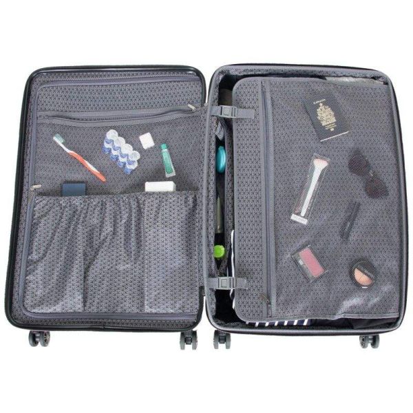 Exquisite 3 Piece Hardside Luggage Set With Bottom Hidden Handle