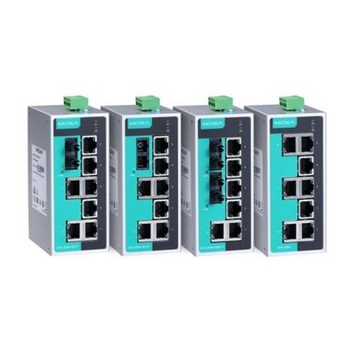 Economical industrial Ethernet switch Moxa EDS-208A 8-port unmanaged  switch