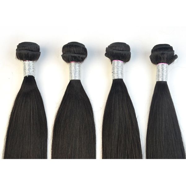 100G Virgin Peruvian Hair Extensions , Silky Straight Human Hair