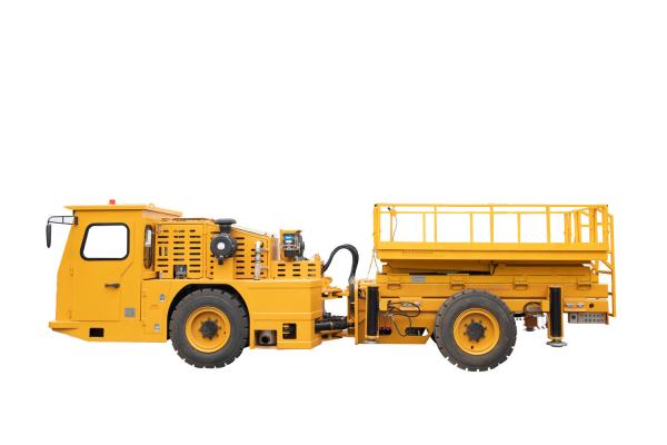 Underground Utility Vehicle Lifting Work Platform with Customizable Sissors Lifter