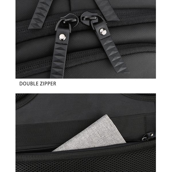 New custom logo large capacity anti theft laptop bag waterproof bag with USB interface business travel Backpack