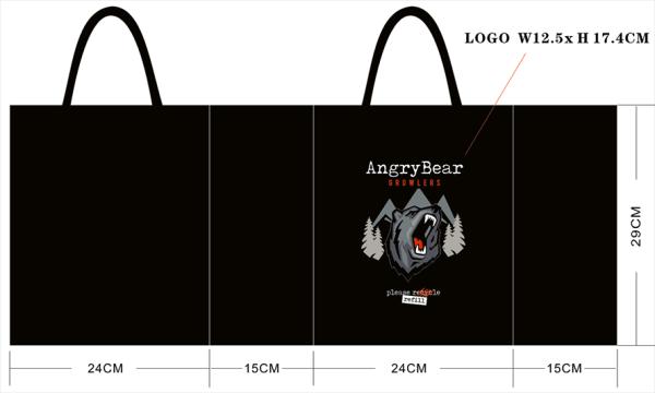 Reusable Custom LOGO Non-woven tote bags Promotional