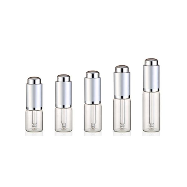 P6602-1 крышка капельницы прессы стеклянной бутылки 7ml 8ml 10ml 12ml 15ml косметическая серебряная