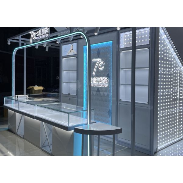 Стекло витринных шкафов 8mm ювелирных изделий доски MDF ультра белое закаленное