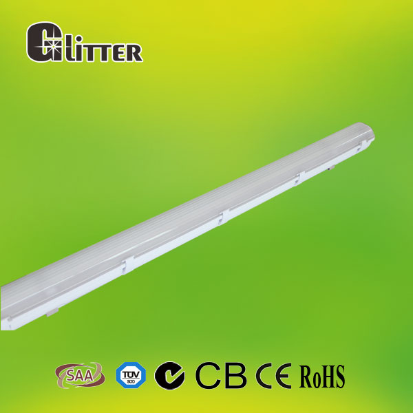 Replacement for T8 LED tube IP65 LED tri-proof 110lm/w 5 years warranty