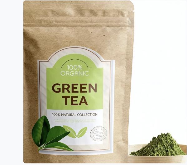 100g Custom Tea Pouches Professional Portable Eco Friendly Tea Bag Packaging With Zipper