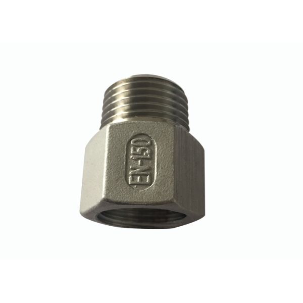 Мужчина шестиугольника и продетое нитку женщиной гнездо нержавеющей стали СС 316