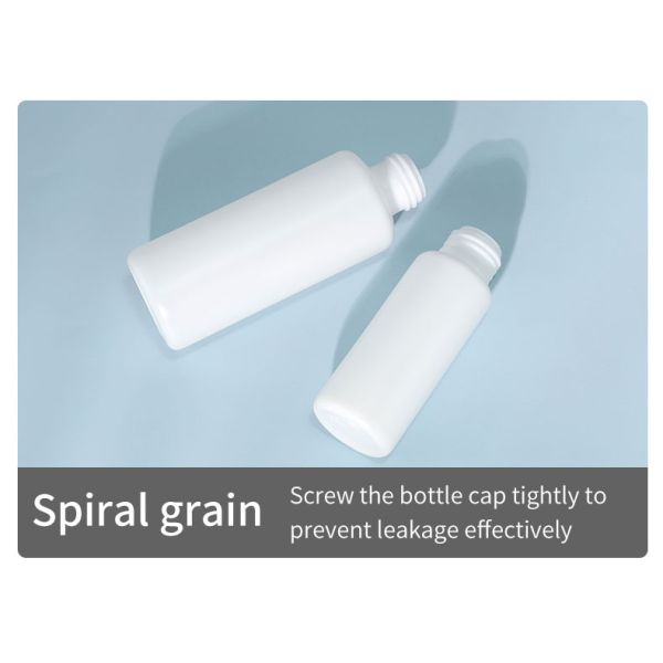 Botellas de champú de plástico PET de 60 ml 120 ml 500 ml Botella de bomba de loción para el embalaje de cuidado de la piel