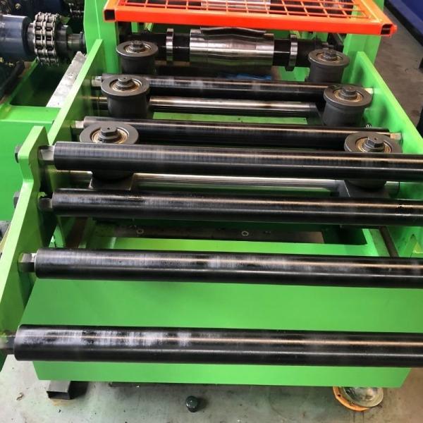 Galvanized Steel Deck Roll Forming Machine 0.7mm Vigas Hydraulic Cutting