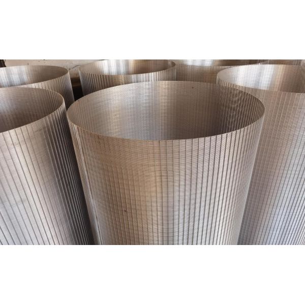 Pantalla envuelta alambre de la ranura de Johnson Mesh Tube 25m m para el filtro