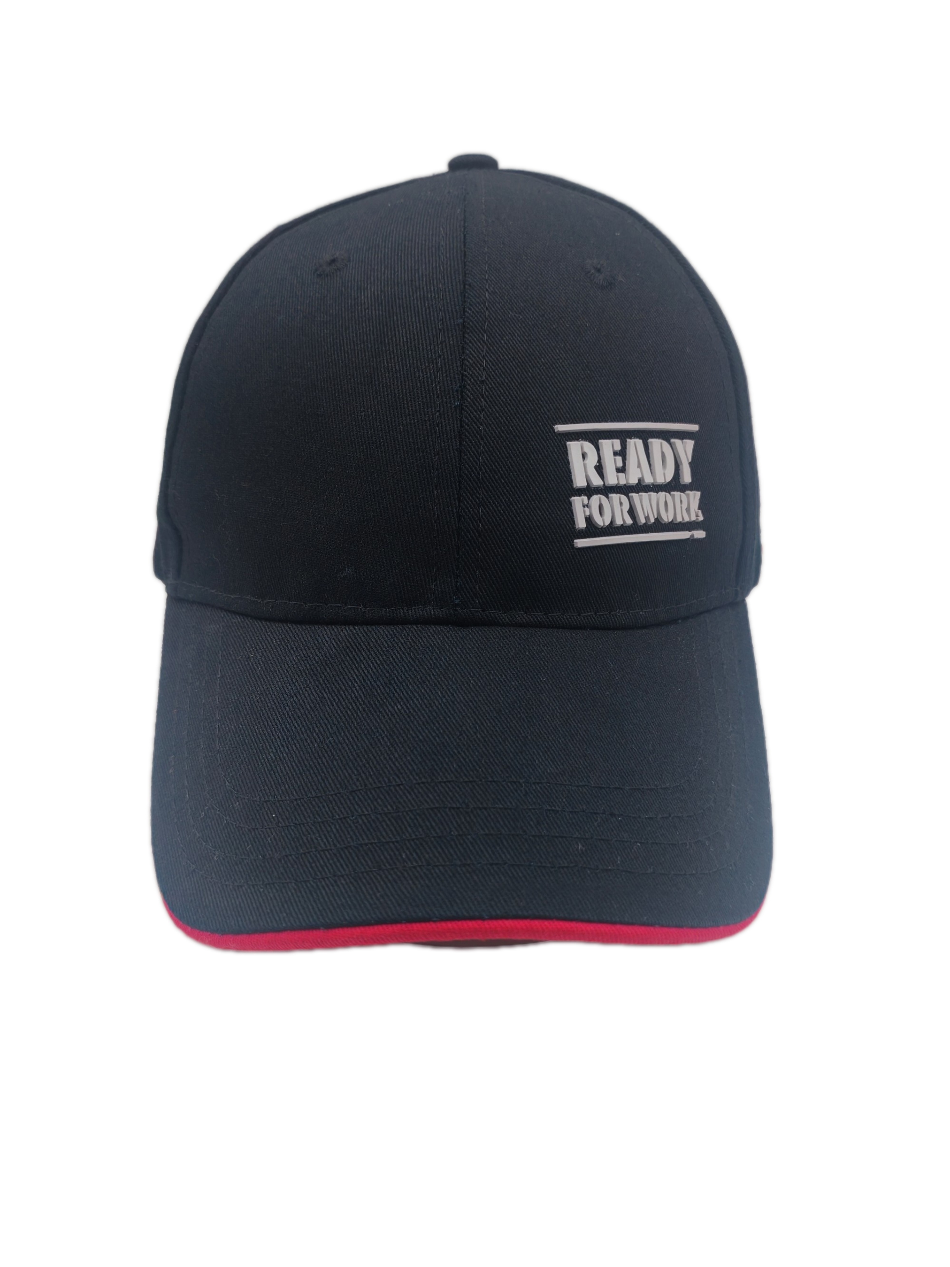 Reflective Print Baseball Cap 3M Safety Night Visibility Six Panel Custom Logo Design