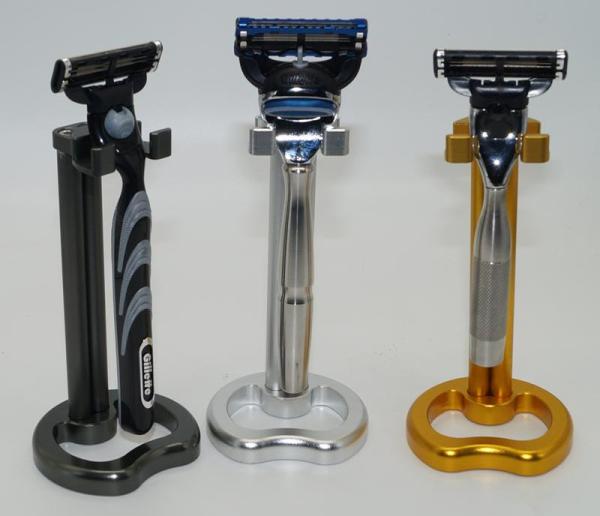 China CNC Machining Aluminum Manual Shaver Razor Stands Manufacturer and Supplier