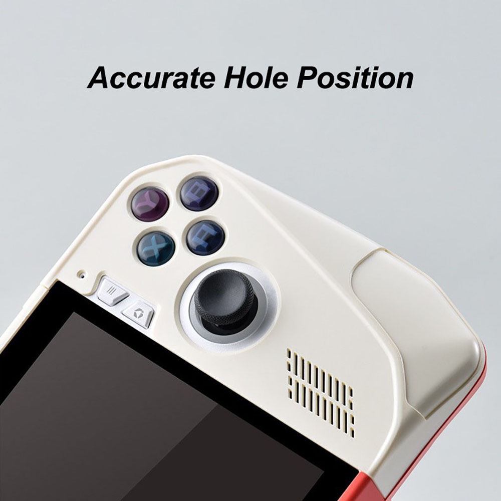 Laudtec YXJ02 All-Inclusive 360 Protective Case for Asus Rog Ally Split Hard Cover Cowhide Handle Game Console Shell Skin
