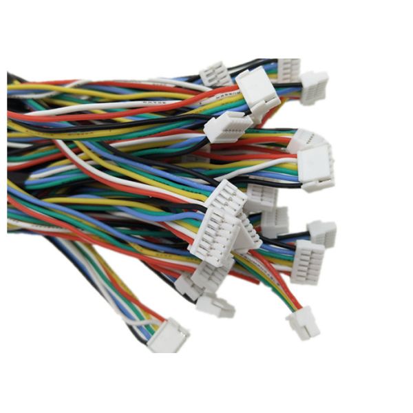 3239 Silicone Rubber High Voltage Cable 50kv Wiring Harness With 1.25mm 6 Pin JST-GH To GHR-06V