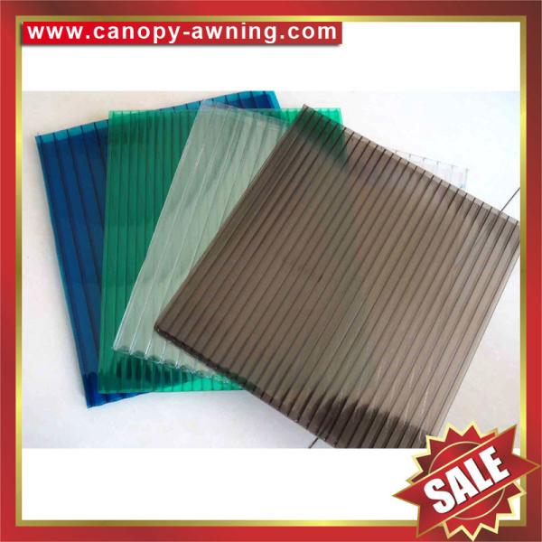 high qualtity greenhouse roofing polycarbonate PC multiwall twin wall cell hollow board sheet sheeting plate panel