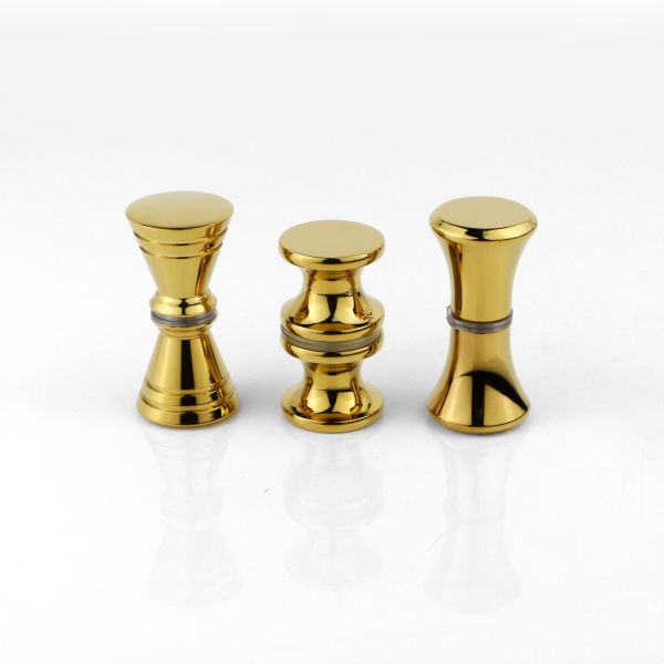 Puertas de baño redondas para ducha Puerta corredera de vidrio de 19/20/22 mm de diámetro