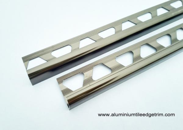 Bronze Bullnose Edge Tile Trim Quarter Round With Aluminium 6063 T5 Material