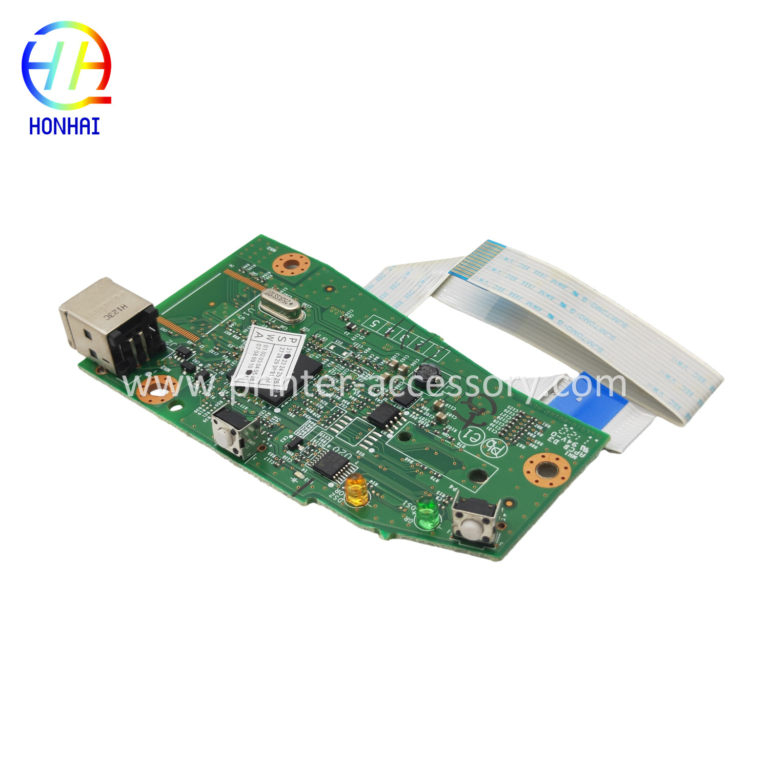 Форматирующая плата для HP 1102W P1102W CE670-60001 P1102W 2flat Cable Logic Mainboard