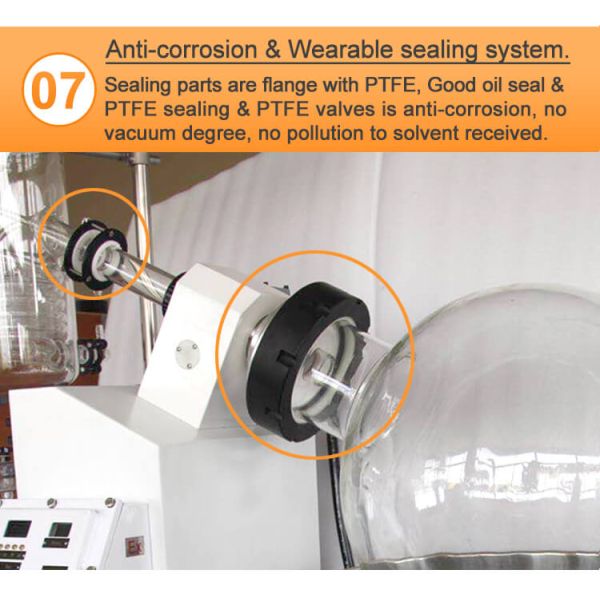 OEM Rotary Vacuum Evaporator 50L Laboratory Vacuum Evaporator