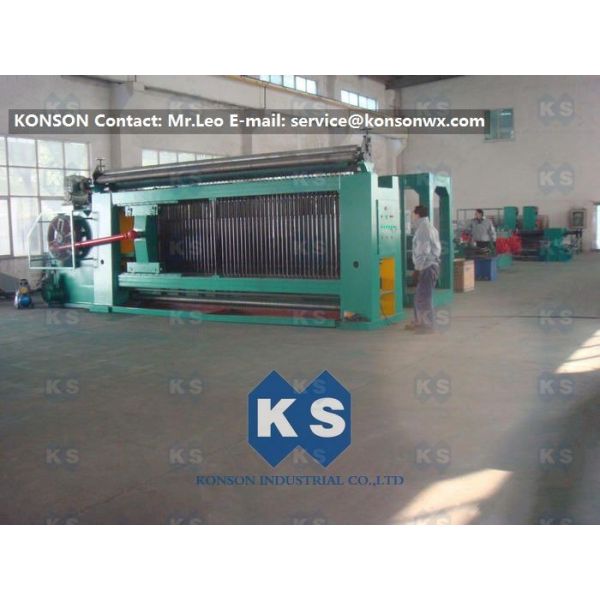 Galvanized And Zinc Coated Automatic Gabion Netting Machine , Max width 4000mm
