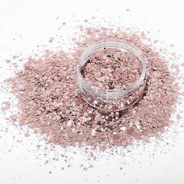 Glitter Style Rose Gold Chunky Body Cosmetic Glitter for Home Decoration in Hotel Restaurant Banquet