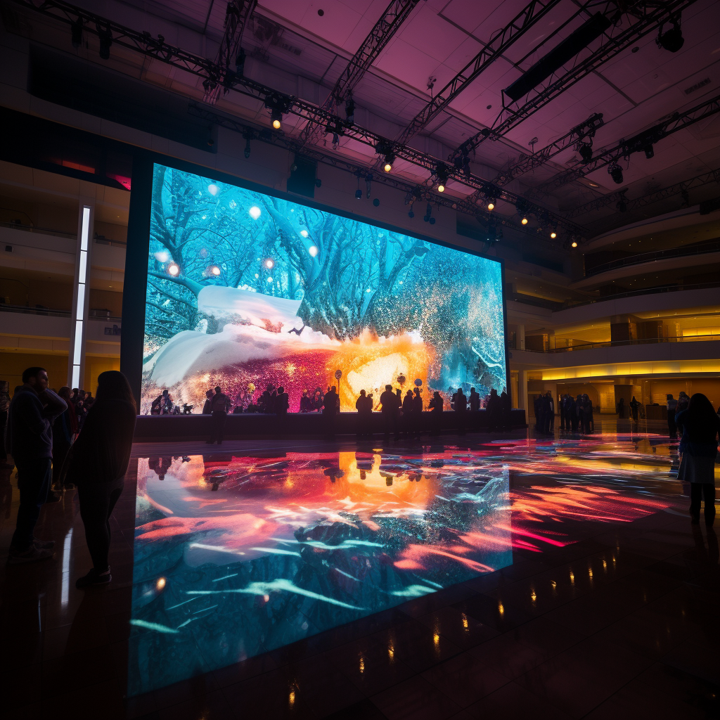 Стенная установка на стену, стоящая светодиодная видеостенка, аренда для крупных мероприятий