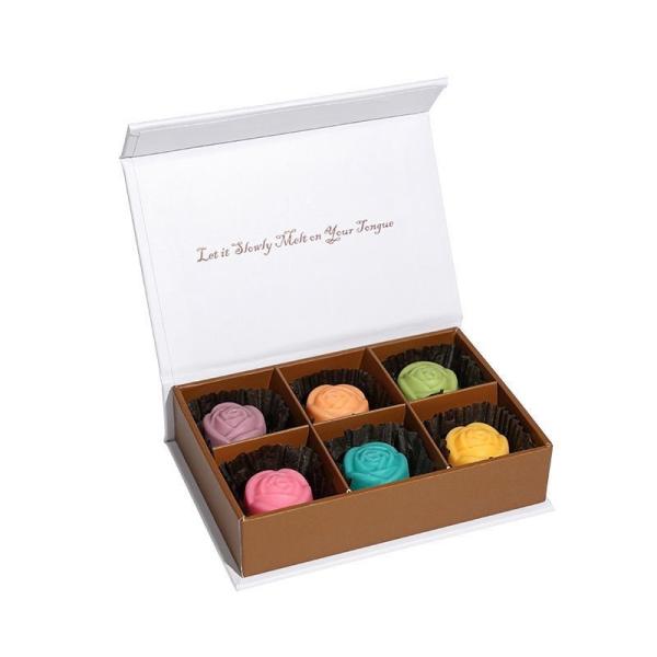 Eco Friendly Pink Magnetic Gift Box Chocolate Cookie Kraft Paper Gift Magnetic Box