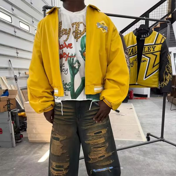 Custom Jacket Streetwear Fashion Embroidery Patch Leather Mens Jacket Plus Size Bomber Motorcycle Leather Jacket for Men