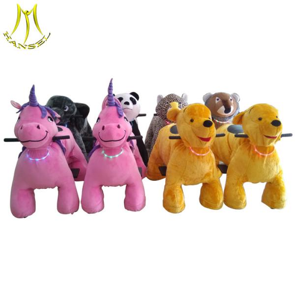 Hansel  theme park equipment for sale voiture electrique motorized animals for sale