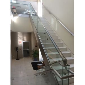 10 5+5 MM 553 Clear Tempered Laminated Glass For Staircase Glass With Handrails