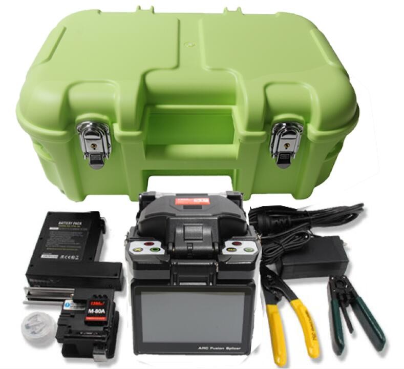 Splicer сплавливания оптического волокна 5200mA 13MMT S1 для оптической связи