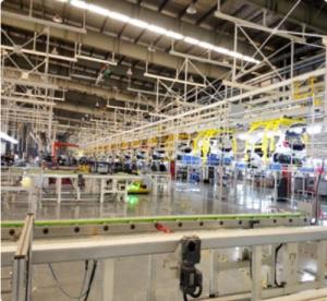 Ligne de montage partiel/chaîne de montage des véhicules à moteur