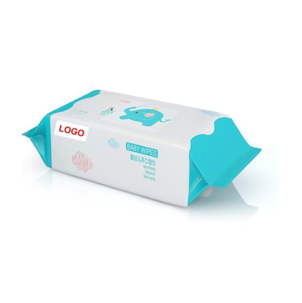 Algodão Natural Sensível Bio Segredo Toalhas Molhadas para Bebê 80PCS Sacos para Limpeza da Pele do Bebê